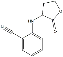 2-[(2-oxooxolan-3-yl)amino]benzonitrile Struktur