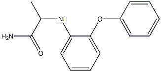 2-[(2-phenoxyphenyl)amino]propanamide Struktur