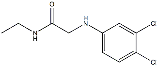 2-[(3,4-dichlorophenyl)amino]-N-ethylacetamide Struktur