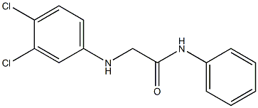 2-[(3,4-dichlorophenyl)amino]-N-phenylacetamide Struktur