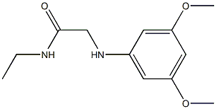 2-[(3,5-dimethoxyphenyl)amino]-N-ethylacetamide Struktur