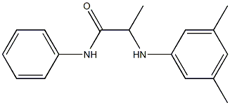 2-[(3,5-dimethylphenyl)amino]-N-phenylpropanamide Struktur