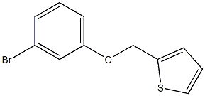 2-[(3-bromophenoxy)methyl]thiophene Struktur