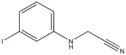 2-[(3-iodophenyl)amino]acetonitrile Struktur