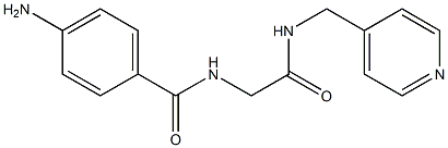 2-[(4-aminophenyl)formamido]-N-(pyridin-4-ylmethyl)acetamide Struktur