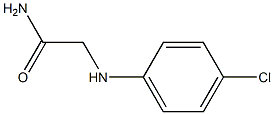 2-[(4-chlorophenyl)amino]acetamide Struktur