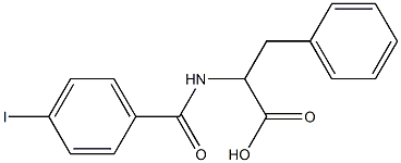 2-[(4-iodophenyl)formamido]-3-phenylpropanoic acid Struktur