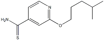 2-[(4-methylpentyl)oxy]pyridine-4-carbothioamide Struktur