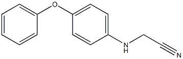 2-[(4-phenoxyphenyl)amino]acetonitrile Struktur