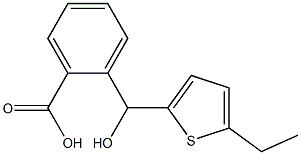 2-[(5-ethylthiophen-2-yl)(hydroxy)methyl]benzoic acid Struktur