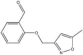 2-[(5-methyl-1,2-oxazol-3-yl)methoxy]benzaldehyde Struktur