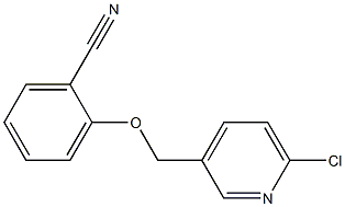 2-[(6-chloropyridin-3-yl)methoxy]benzonitrile Struktur