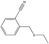 2-[(ethylsulfanyl)methyl]benzonitrile Struktur