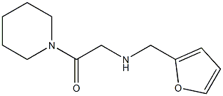 2-[(furan-2-ylmethyl)amino]-1-(piperidin-1-yl)ethan-1-one Struktur