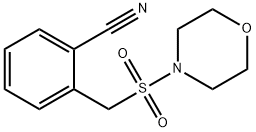 2-[(morpholine-4-sulfonyl)methyl]benzonitrile Struktur