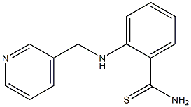 2-[(pyridin-3-ylmethyl)amino]benzene-1-carbothioamide Struktur