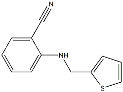 2-[(thiophen-2-ylmethyl)amino]benzonitrile Struktur