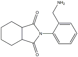 2-[2-(aminomethyl)phenyl]hexahydro-1H-isoindole-1,3(2H)-dione Struktur