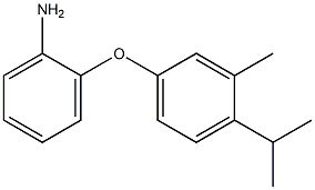 2-[3-methyl-4-(propan-2-yl)phenoxy]aniline Struktur