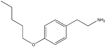 2-[4-(pentyloxy)phenyl]ethan-1-amine Struktur