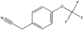 2-[4-(trifluoromethoxy)phenyl]acetonitrile Struktur