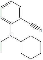 2-[cyclohexyl(ethyl)amino]benzonitrile Struktur