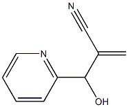 2-[hydroxy(pyridin-2-yl)methyl]prop-2-enenitrile Struktur