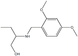 2-{[(2,4-dimethoxyphenyl)methyl]amino}butan-1-ol Struktur