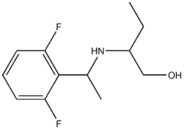 2-{[1-(2,6-difluorophenyl)ethyl]amino}butan-1-ol Struktur