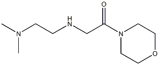 2-{[2-(dimethylamino)ethyl]amino}-1-(morpholin-4-yl)ethan-1-one Struktur