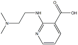 2-{[2-(dimethylamino)ethyl]amino}pyridine-3-carboxylic acid Struktur