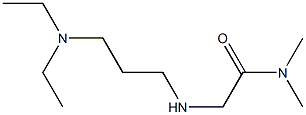 2-{[3-(diethylamino)propyl]amino}-N,N-dimethylacetamide Struktur