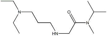 2-{[3-(diethylamino)propyl]amino}-N-methyl-N-(propan-2-yl)acetamide Struktur