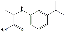 2-{[3-(propan-2-yl)phenyl]amino}propanamide Struktur