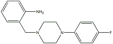 2-{[4-(4-fluorophenyl)piperazin-1-yl]methyl}aniline Struktur