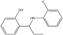 2-{1-[(2-fluorophenyl)amino]propyl}phenol Struktur