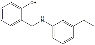 2-{1-[(3-ethylphenyl)amino]ethyl}phenol Struktur