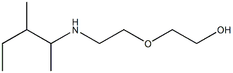 2-{2-[(3-methylpentan-2-yl)amino]ethoxy}ethan-1-ol Struktur