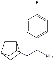 2-{bicyclo[2.2.1]heptan-2-yl}-1-(4-fluorophenyl)ethan-1-amine Struktur