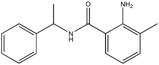 2-amino-3-methyl-N-(1-phenylethyl)benzamide Struktur