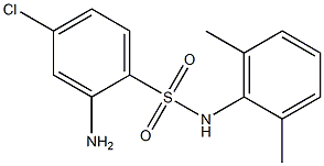 2-amino-4-chloro-N-(2,6-dimethylphenyl)benzene-1-sulfonamide Struktur