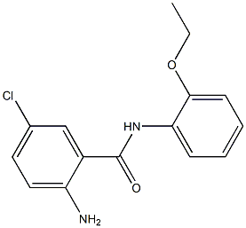 2-amino-5-chloro-N-(2-ethoxyphenyl)benzamide Struktur