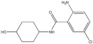 2-amino-5-chloro-N-(4-hydroxycyclohexyl)benzamide Struktur