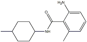 2-amino-6-methyl-N-(4-methylcyclohexyl)benzamide Struktur