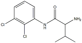 2-amino-N-(2,3-dichlorophenyl)-3-methylbutanamide Struktur