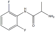 2-amino-N-(2,6-difluorophenyl)propanamide Struktur