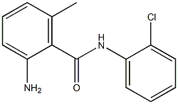 2-amino-N-(2-chlorophenyl)-6-methylbenzamide Struktur