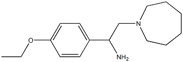 2-azepan-1-yl-1-(4-ethoxyphenyl)ethanamine Struktur