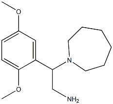 2-azepan-1-yl-2-(2,5-dimethoxyphenyl)ethanamine Struktur