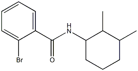 2-bromo-N-(2,3-dimethylcyclohexyl)benzamide Struktur